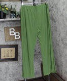 Antthony Womens Solid Pull On Knit Plus Size Pants 628560-Plus Olive Green 2X