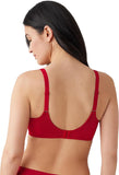 Wacoal Back Appeal Contour T-Shirt Full Coverage Bra Barbados Cherry Red 38DDD