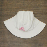 Adidas Women's Essentials Plus Bucket Hat 5156075 White/Bliss Pink One Size