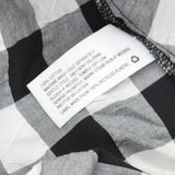 Private Label Women's Plus Size Gingham Button-Front Shirtdress Black / White 1X