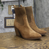 Universal Thread Womens Kinley Ankle Boots 88225814 Cognac Brown 7M