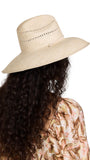 Lack Of Color Womens The Vista Straw Hat VISTAWHITE Natural / White L