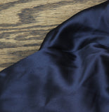 Aqua Womens Long Sleeve Satin Wrap Mini Dress IDO12874 Navy Blue L