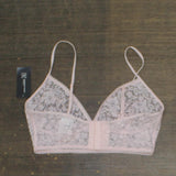 INC International Concepts Women's Lace Bralette Lingerie Marys Rose Pink M