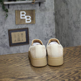 Clarks Mykah Shine Slip-On Sneakers 26187656 Natural Raffia Brown 6.5M