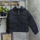 A New Day Womens Water Resistant Nylon Puffer Jacket 90982148 Gray / Black S