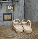 Wild Fable Womens Maysen Footbed Sandals 92235195 Taupe Brown 6M