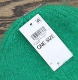 On 34th Solid Brushed Beanie with Rolled Cuff MO1542505 Green