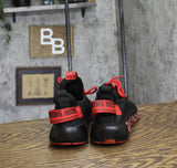 Warning Isecured Womens Lightweight Foam Mesh Sneakers Red / Black 10 (EUR 41)