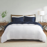Madison Park 600 TC Pima Cotton Bed Sheet Set 4-Piece MP20-8000 Navy Blue King