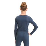All In Motion Girls Seamless Long Sleeve T-Shirt 91465457 Blue S