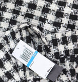 City Studios Juniors Embellished-Collar Shift Dress Black / Ivory 9/10