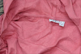 Logo By Lori Goldstein Womens French Terry Open Front Hoodie Coral Petal Pink L