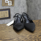A New Day Simone Rhinestone Ball Slingback Heels 94660895 Black 7.5M