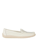 Baretraps Womens Origins Bridget Slip-On Boat Shoes OR10026 Off White 10M