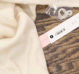 Aqua Womens Pullover Cashmere Turtleneck Sweater V11026 Ivory Off White 2XL