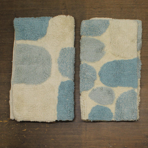 Chesapeake Pebbles 2-Piece Bath Rug Set 0060254526653 Aquamarine Blue 60