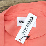 Steve Madden Apparel Womens Baldwin Blazer Jacket Porcelain Rose Pink M