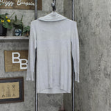White Stag Womens Cowl Neck Knit Pullover Sweater 166a491d01588d Gray S