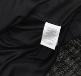 DKNY Jewel-Neck Short-Sleeve Fit Flare Faux Pocket Dress Black Charcoal 10