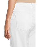 Eileen Fisher Womens Straight Cropped Jeans S5GDD-P4870M White XL