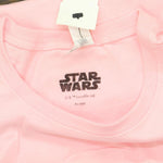Star Wars Last Jedi Rey Paint Girls Short Sleeve Tee Shirt Light Pink L
