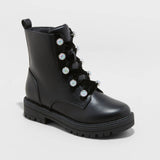 Art Class Girls Youth Zara Combat Boots 88435348 Black 4