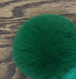 On 34th Gift Boxed Rib-Knit Beanie with Pom Pom and Rolled Cuff MO1542501 Green