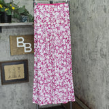 Michael Michael Kors Print Cover Up Pants Mesh Bright Wild Berry Pink XS/S