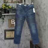 Ring Of Fire Boys Chase Moto Denim Slim Jeans RBB0931 Dusk Wash Blue 16