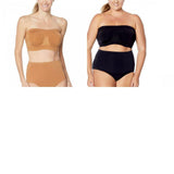 Rhonda Shear Women's Plus Size Underwire Bandeau Bra With Removable Pads