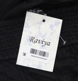 Raviya Womens Front-Slit Cover Up Pants 75367 Black XL