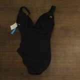 Bleu By Rod Beattie Womens Molded-Cup One-Piece Swimsuit RBKK24715 Black 6