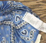 Sandro Womens Leianne Pleat Midi Skirt Ciel Blanc Blue Multi EUR 36 (US Small)