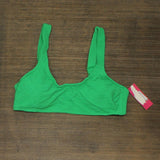 Xhilaration Juniors' Textured Bralette Bikini Top AFU41T Green L