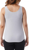 32 Degrees Womens Mini Ribbed Tank Top with Built in Bra 1760130