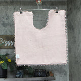 Home Weavers Fantasia Fuzzy Contour Bath Rug BFA2020PI Pink 20x20