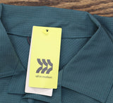 All In Motion Mens Everyday Woven Shirt 89432482 Teal Green S