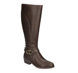 Easy Street Luella Knee High Cowgirl Riding Boots Brown / Brown Embossed 9.5M