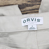 Orvis Womens Pull On Khaki Elastic Waist Pants 166ed8e435efcf Stone Brown 8