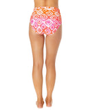 Anne Cole Foulard Tie Dye Bikini Swim Bottom Tie Dye Foulard Orange Multi M