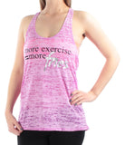 Material Girl Juniors Braided-Back Graphic Tank Top Blooming Lotus Purple XL