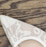 A New Day Womens Milan Slingback Pumps Lace 93708032 Cream Off White 10M