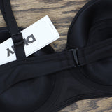 DKNY Womens Balconette Bikini Swim Top DIMTS401 Black M