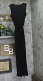Ny Collection Womens Petite Sleeveless Tie Jumpsuit YQIU0004 Black PM