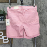 NYDJ Womens Petite Ella Roll Cuffs Jean Shorts Coquette Pink 10 P