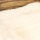 ZUZIFY Plush Sherpa Backed Oversized Throw Blanket Brown / Ivory Plaid 94x94