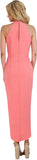 Julia Jordan Womens Knot-Neck Midi Halter Dress JJ38691 Melon Pink 14