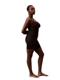 Calvin Klein Womens Shapewear Secure Sculpt Mid-Thigh Bodysuit QF8164 Black S