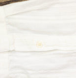 John Varvatos Mens Oversized Fit Textured Shirt Button Up W989F25-93MA White S